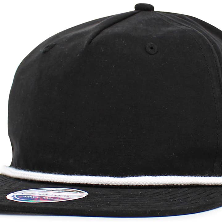 KBETHOS - Venta al por mayor Gorra snapback - Unisex - Gorra snapback de 5 paneles sin estructura con cuerda de algodón peinado y poliéster3