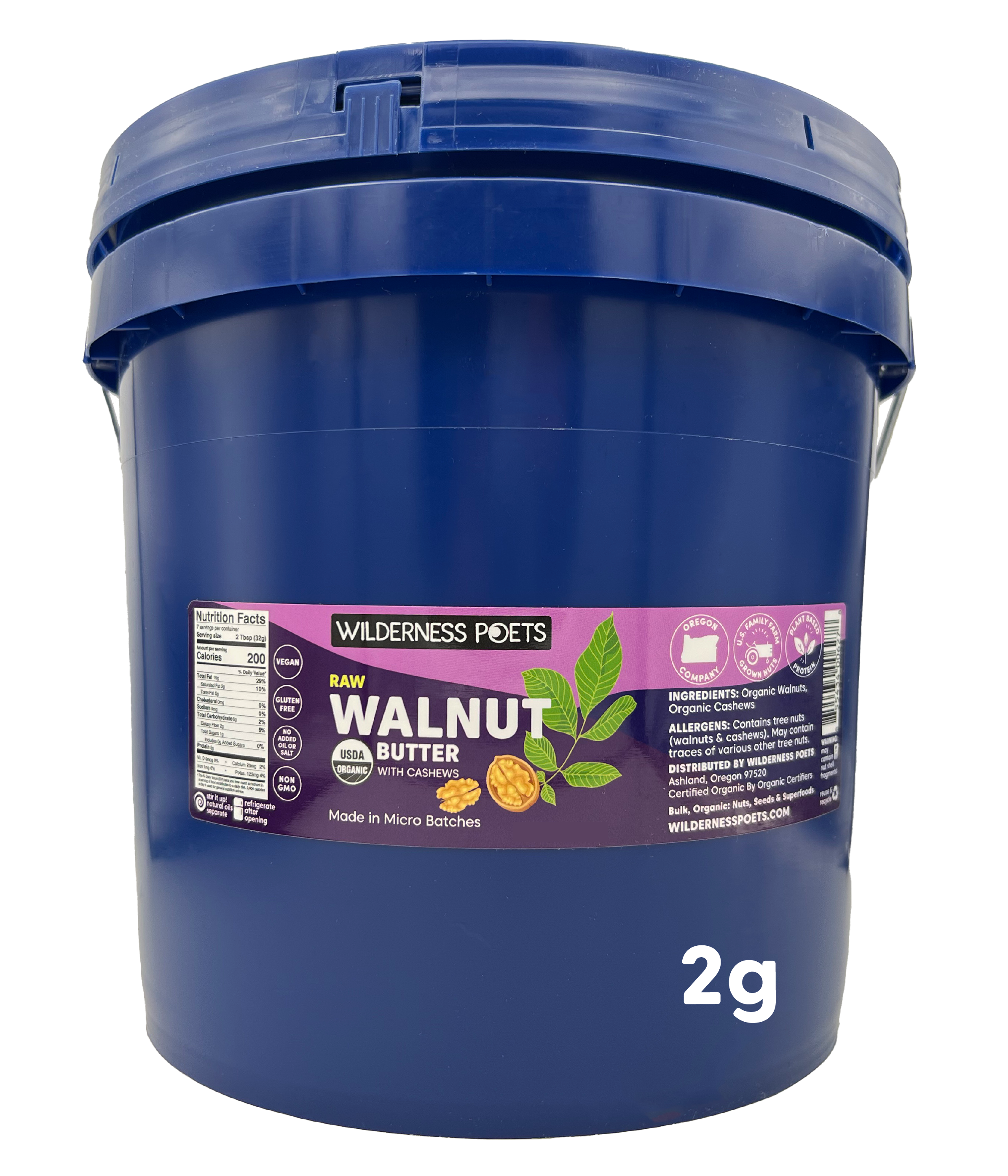 Wilderness Poets - Wholesale Nut Butter - Organic Walnut Butter13