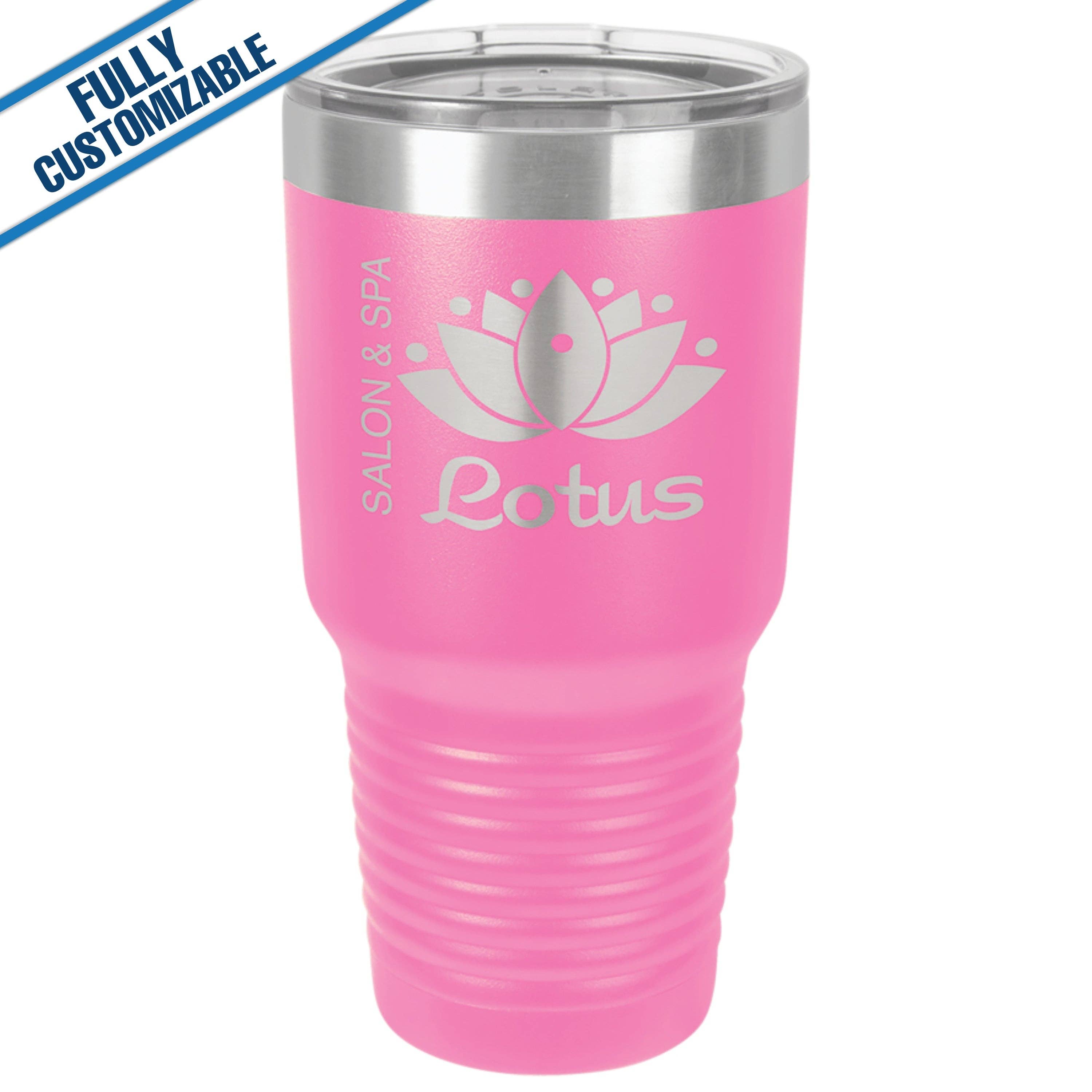 GiftWorksPlus - Wholesale Insulated Mug/Tumbler - 30oz. Engraved Tumbler with Flip Lid - Fully Customizable4