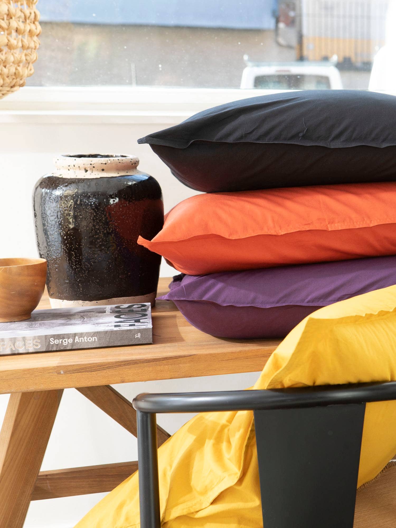 BATON ROUGE - Wholesale Bedding Pillowcase/Sham - PILLOWCASE 65X65CM 100% WASHED COTTON PERCALE15