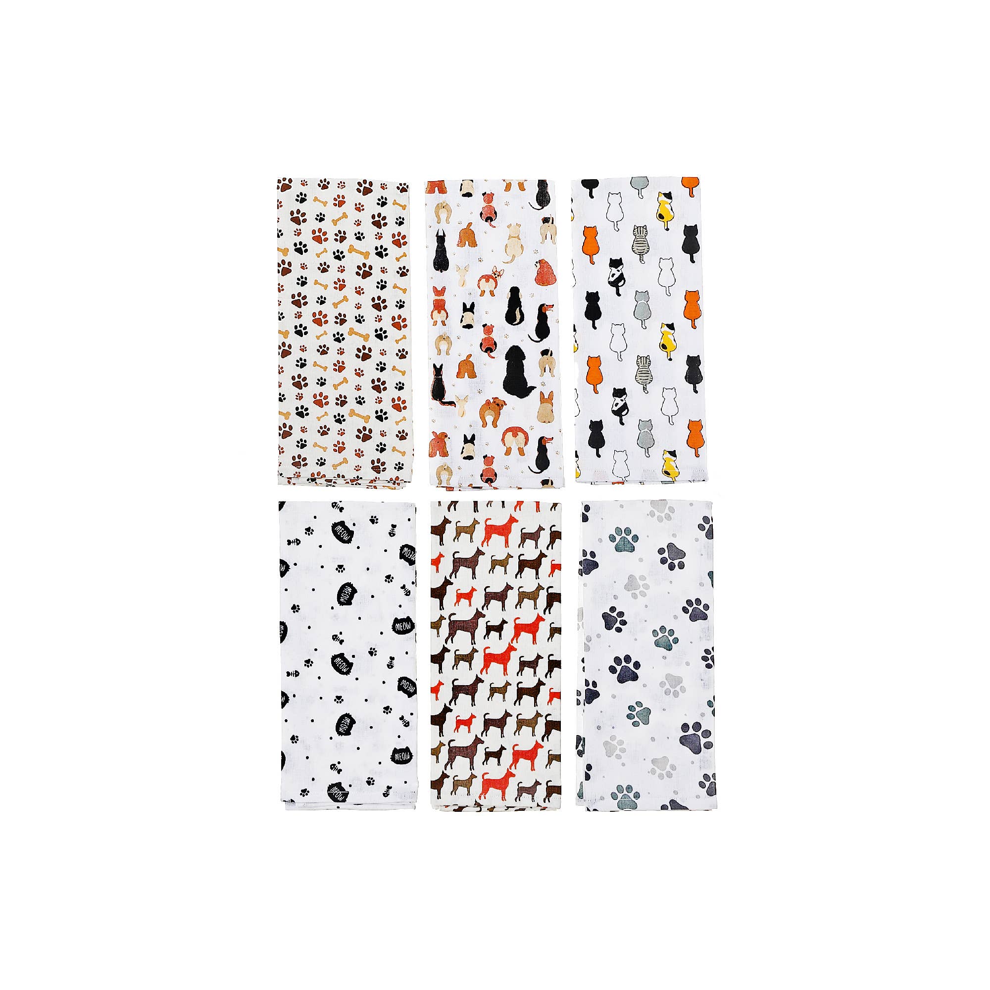 Multi Printed Kitchen Towel Pet Lovers Asstd for wholesale on Faire