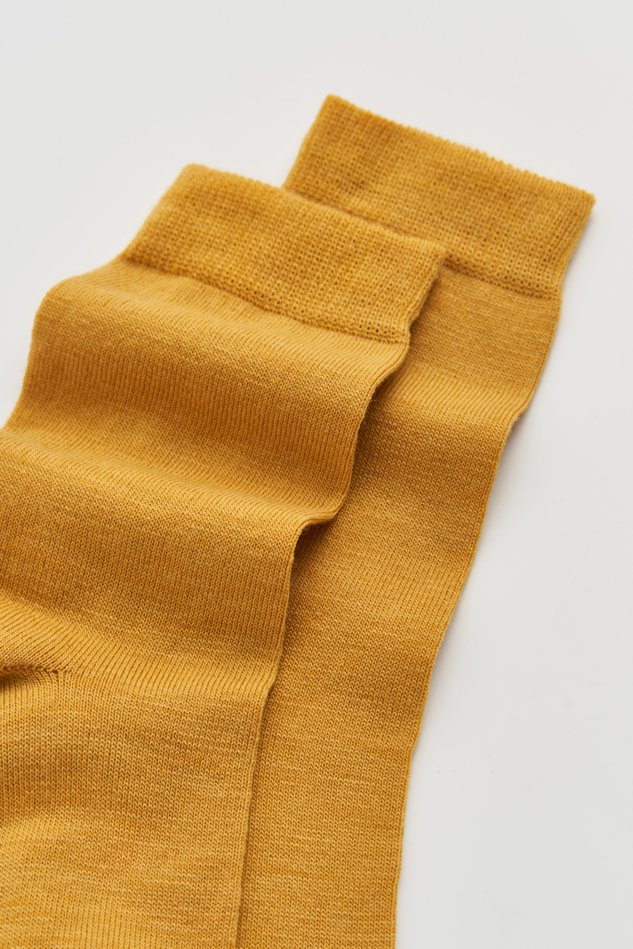 Golden Yellow Merino Socks for wholesale on Faire1