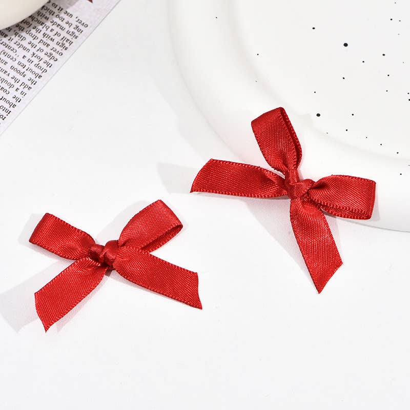 ByHome - Wholesale Bow - Gift Wrapping - 50pcs, 1.8"x1.8" mini double layered polyester ribbon bow9