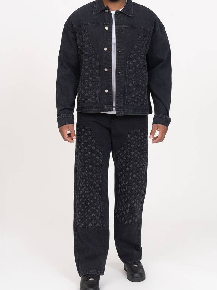 Zayne Paris - Wholesale Top & Pant Set (NOT Loungewear) - Men's - Set with jacket and jeans with pockets tx12472
