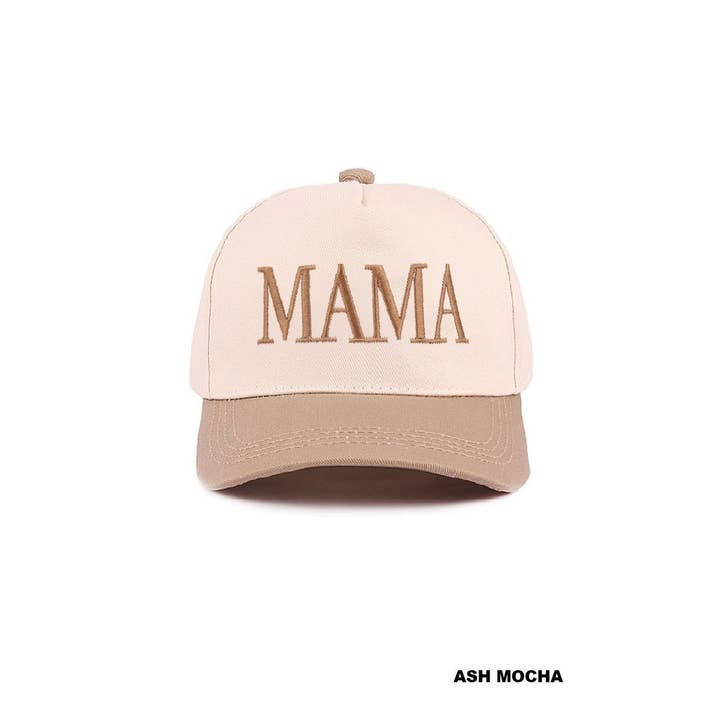 Vanilla Monkey – wholesale Baseball cap – Women's – Mama Two Tone Canvas Cotton Cap