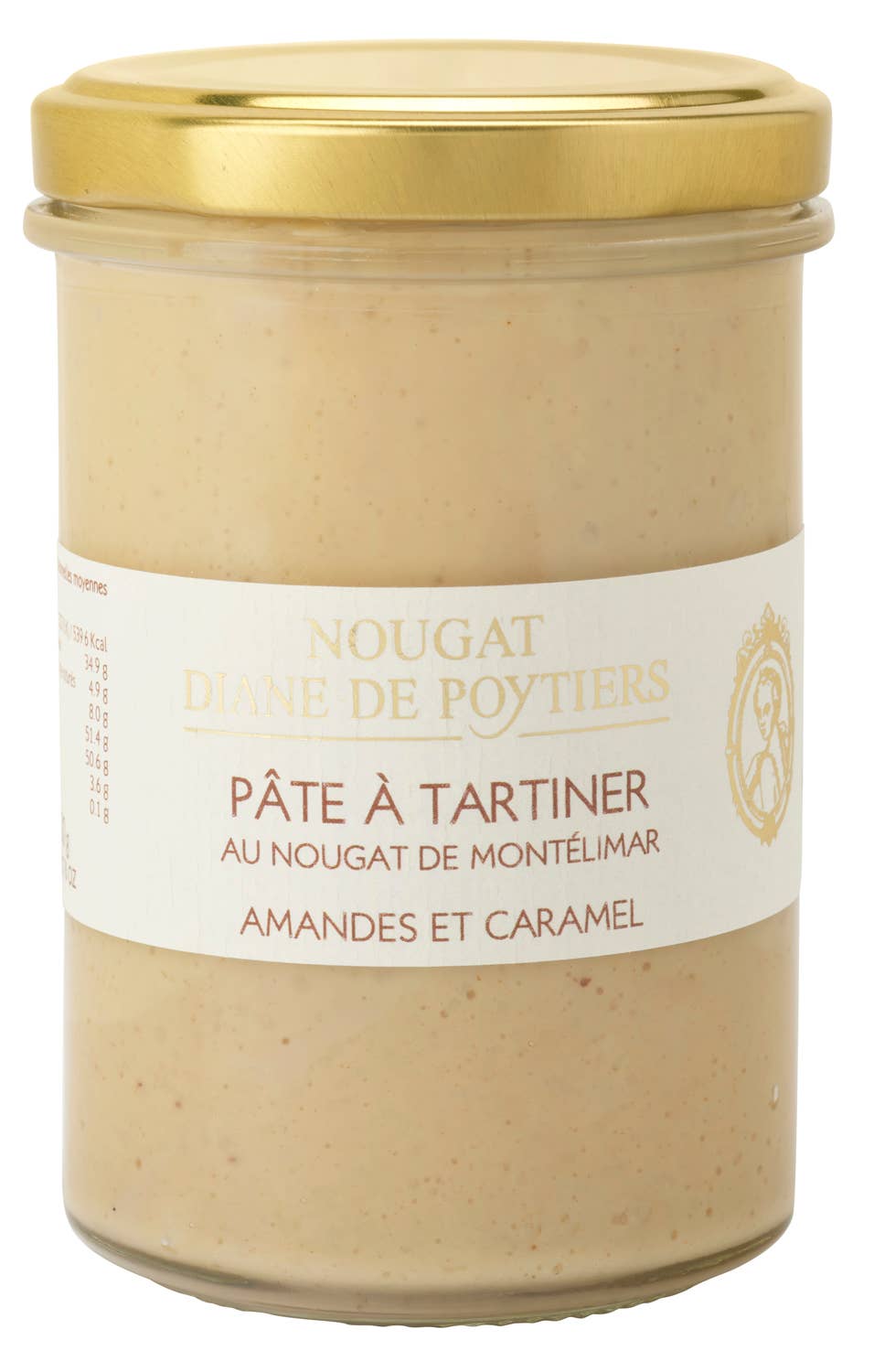 Nougat Diane De Poytiers - Wholesale Hot Fudge/Chocolate Spread - Almond & Caramel spread 220 g0