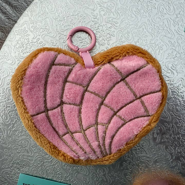 "Concha" Pan Dulce Corazon Coin Purse for wholesale by Xochico