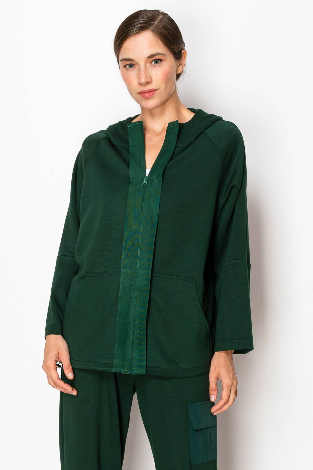 Joh Apparel - Wholesale Jacket - Women's - Kari Pointe Knit Hoodie Jacket22