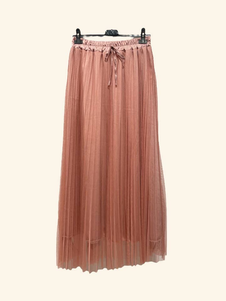 Nota bene - Wholesale Skirt - Women's - Long pleated tulle skirt Art 5352110