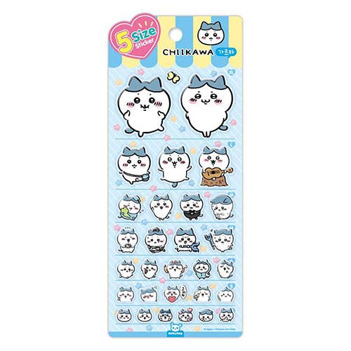 K-Wonderland - Wholesale Sticker - Chiikawa & Friends 5 Sizes Jelly Coating Deco Stickers 20