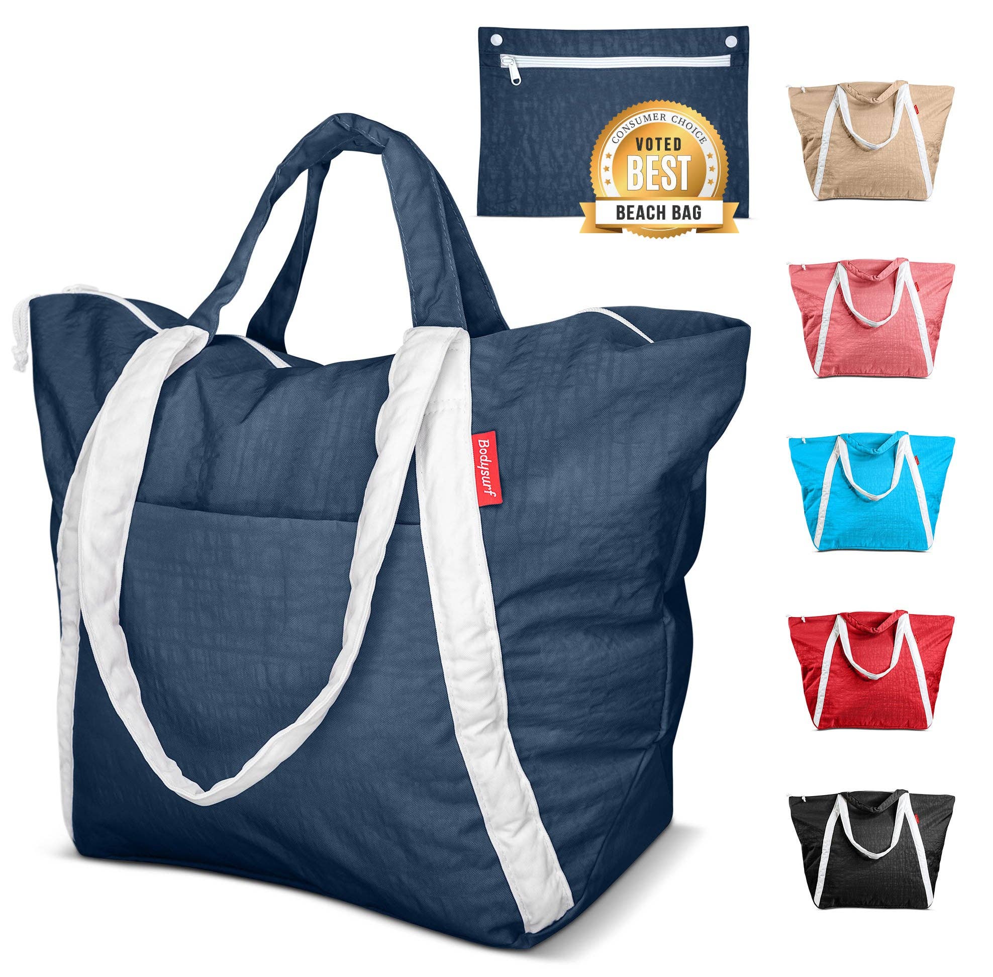 Bodysurf - Wholesale Strandtas - Middelgrote waterdichte strandtas van ripstop nylon8