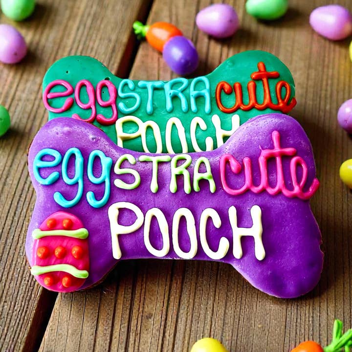 6 inch EGG-stra Cute Pooch Easter Dog Treat for wholesale by YumYum4DOGS