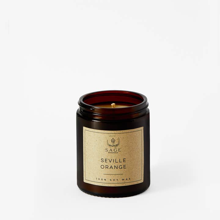 Sage Botanicals - Wholesale Jar/Filled Candle - Seville Orange Candle Jar0