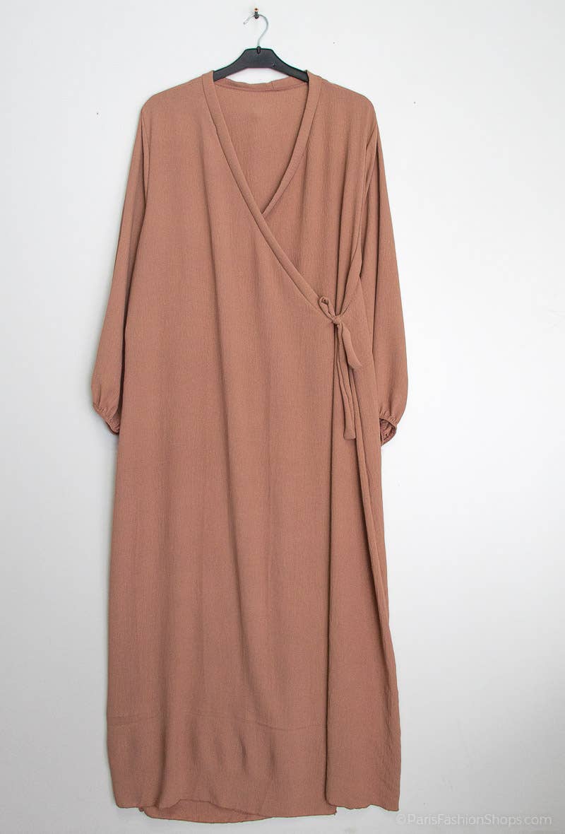 IDEAL OUTFIT - Vente Robe – femme - Robe abaya porte feuille ref:2372jazz28