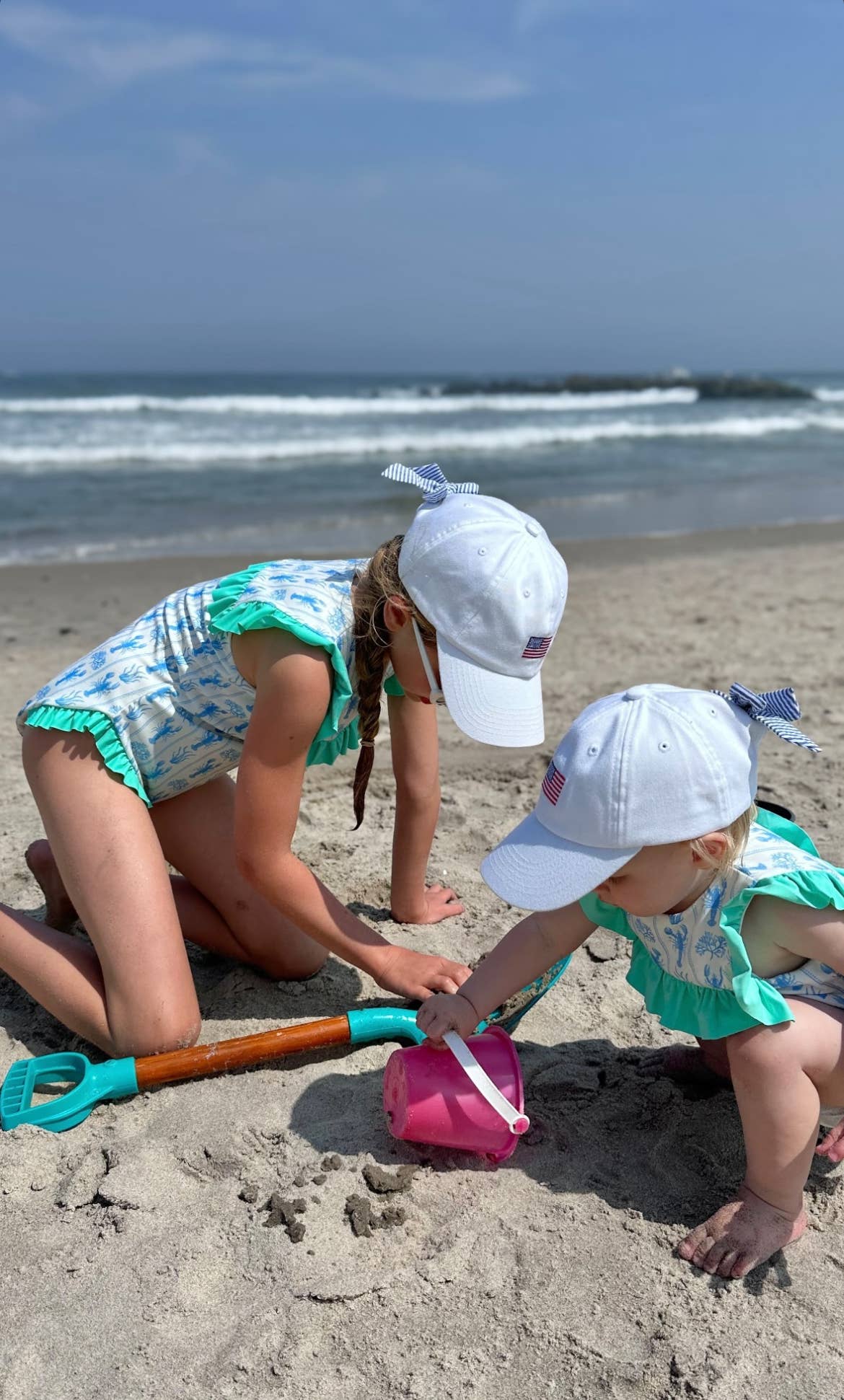 Bits & Bows - Vendita all'ingrosso Cappellino da baseball - Bambini - Cappello da Baseball con Fiocco Bandiera Americana (Neonato, Giovane, Junior)12