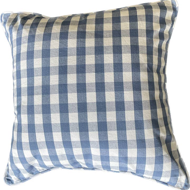 Capa de almofada com zíper - Buffalo Blue Check with Insert por atacado de Accent Linen
