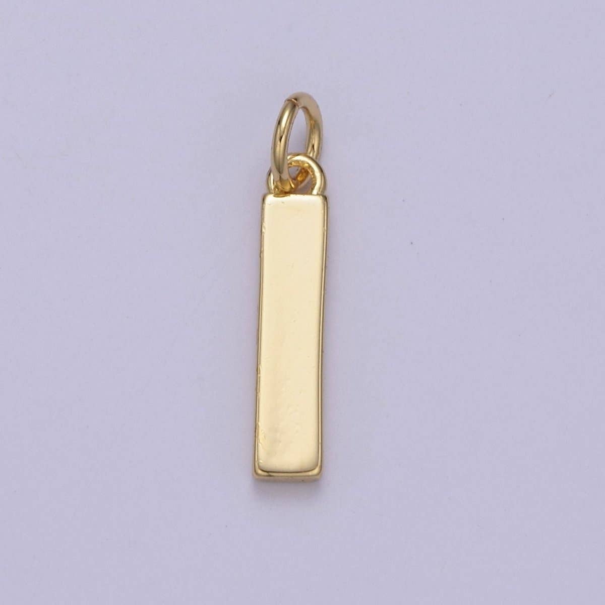 Aim Eternal – wholesale Individual charm/pendant – 14k Gold Filled Minimalist Font Initial Letters Pendant Charm Wholesale Jewelry Supply A-703-A-7158