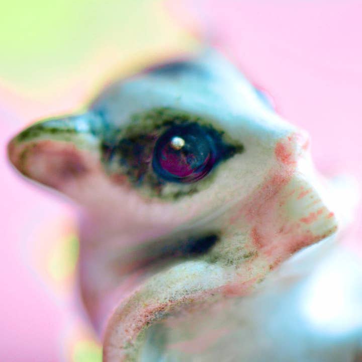 Camp Hollow Porcelain Animal Treasures - Wholesale Pendant/Charm Necklace - Sugar Glider Necklace4