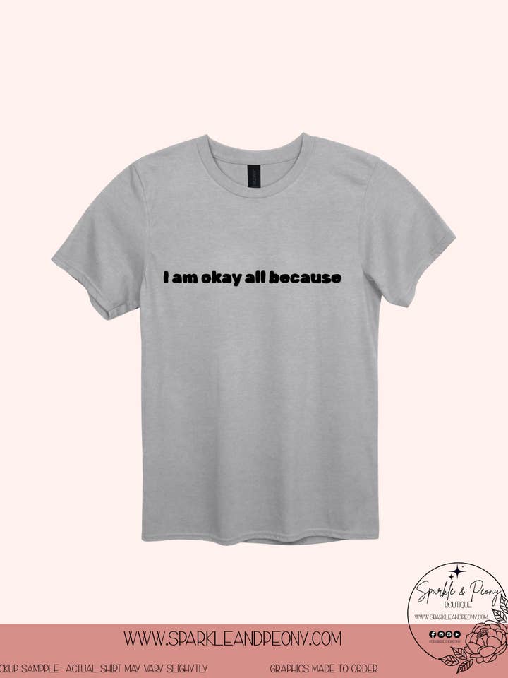 Gott hat meinen Rücken Grafik-T-Shirt - Anbetungskollektion für den Großhandel von Sparkle and Peony