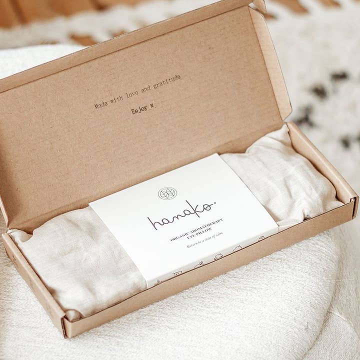 Hanako Therapies - Wholesale Spa/Therapy Pillow - Lavender Beige Aromatherapy Eye Pillow3