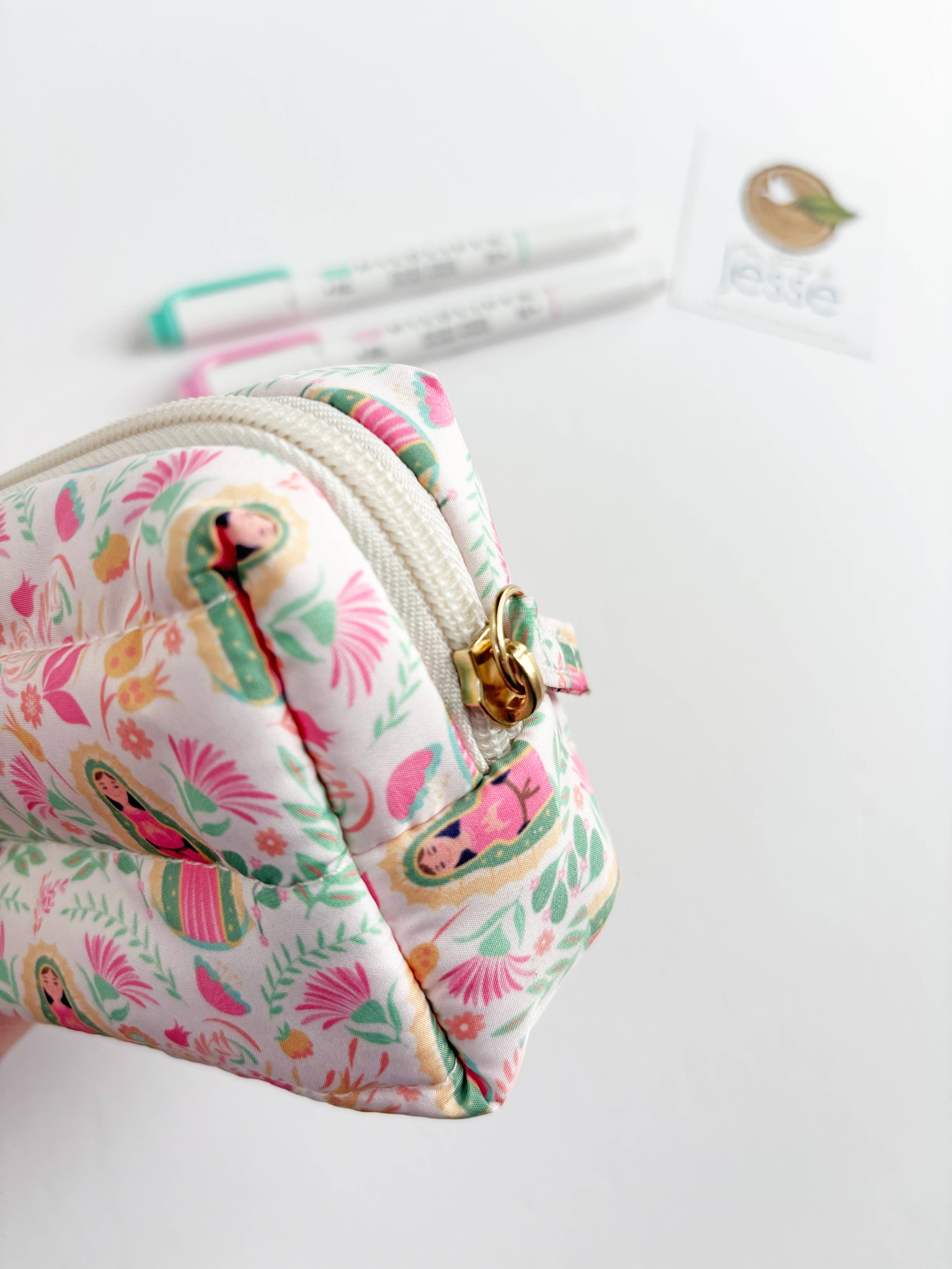 The Stump of Jesse - Wholesale Pouch - Women's - Our Lady of Guadalupe lightweight waterproof puffer pouch4