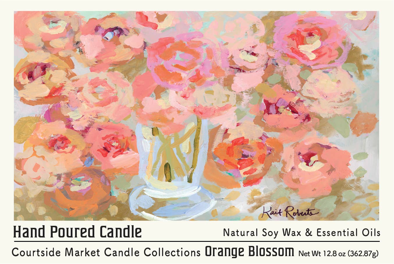 Courtside Market - Wholesale Jar/Filled Candle - Courtside Market Bountiful balloons Candle Glass Jar 12.8 oz2