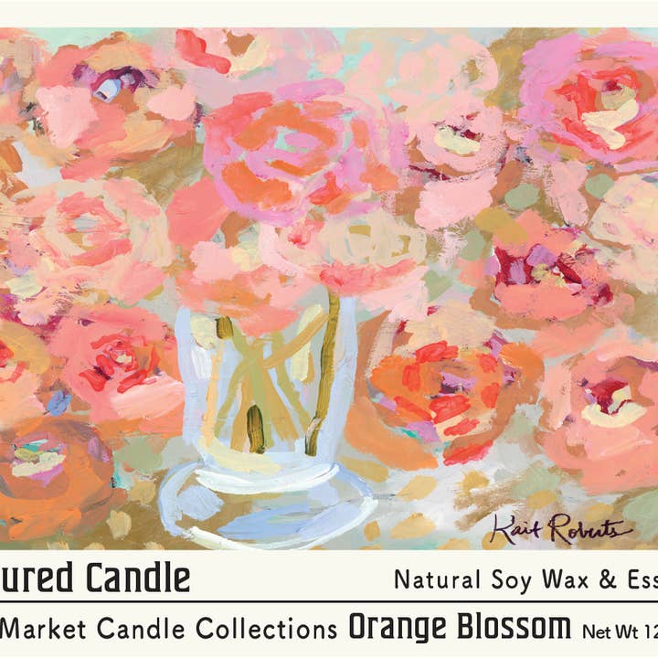 Courtside Market - Wholesale Jar/Filled Candle - Courtside Market Bountiful balloons Candle Glass Jar 12.8 oz2