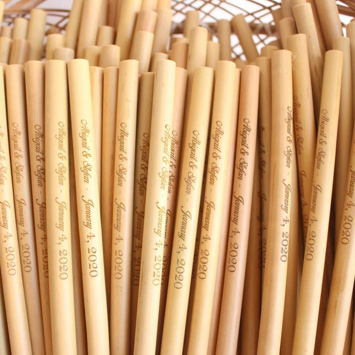 Engraved straw Customization offered Discount rates for wholesale by Ogho