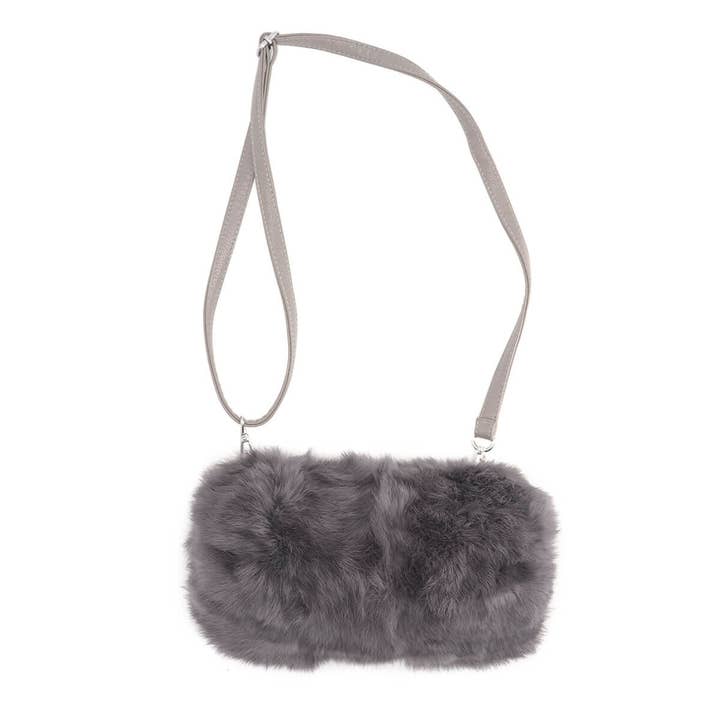 Surell – Engroshandel Clutch - Dame – Kaninpels Muffetaske