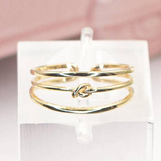 Anello da dito Knot Pinky per la vendita all'ingrosso da parte di Cherie by Cherie