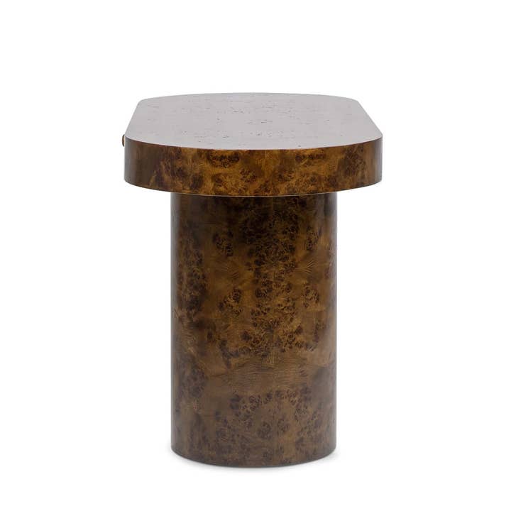 Jennifer Taylor Home - Wholesale Side Table - 55.5" Single Drawer Oval Computer Desk10