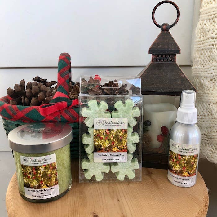 REMOVED BRAND - Wholesale Flameless Candle - 6 pack wax tarts Cumberland Christmas Tree1