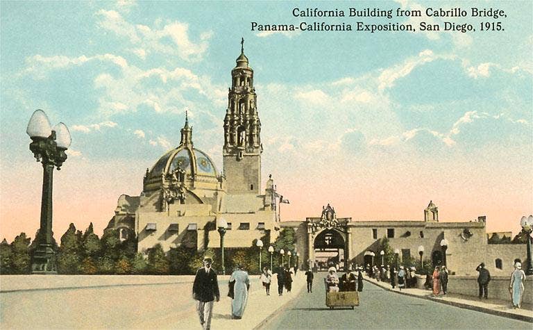 Found Image Press - Venta al por mayor Imanes - Imán SD-196 Museo del Hombre, Puente Cabrillo, San Diego, Cal0