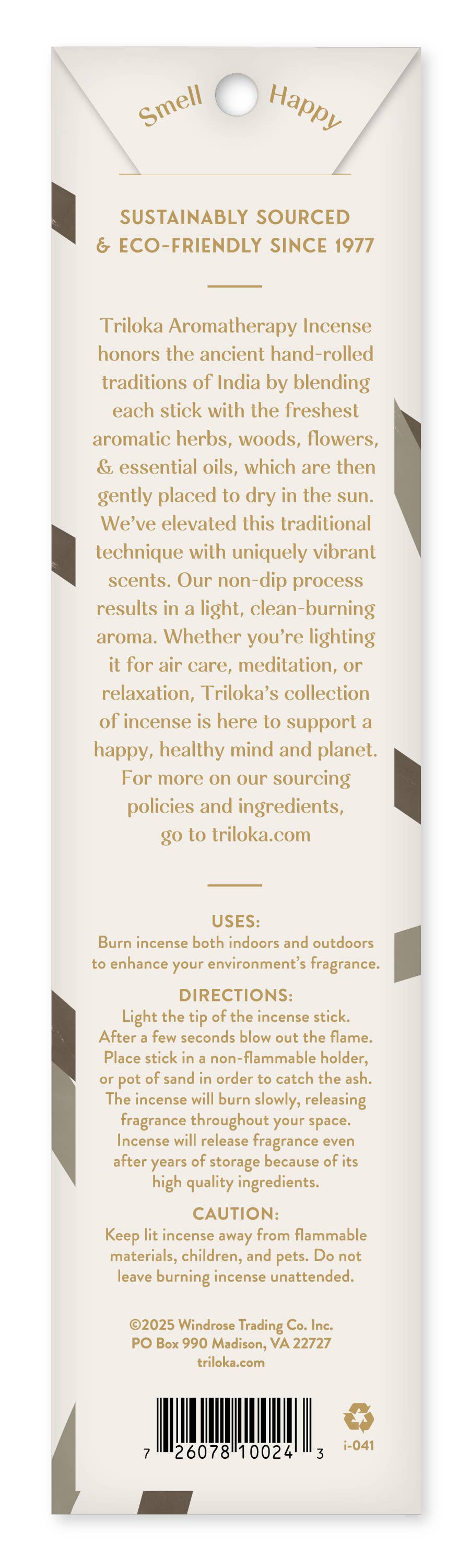 Triloka - Wholesale Incense - Triloka Vanilla Spice Original Incense1