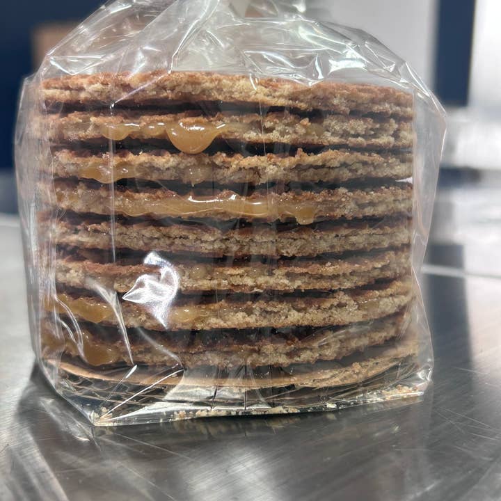 Dutch Waffle Company Stroopwafel Cookie - Wholesale Cookie - 8-Pack Vegan-Gluten Free Caramel Stroopwafel cookie (96ct) 10