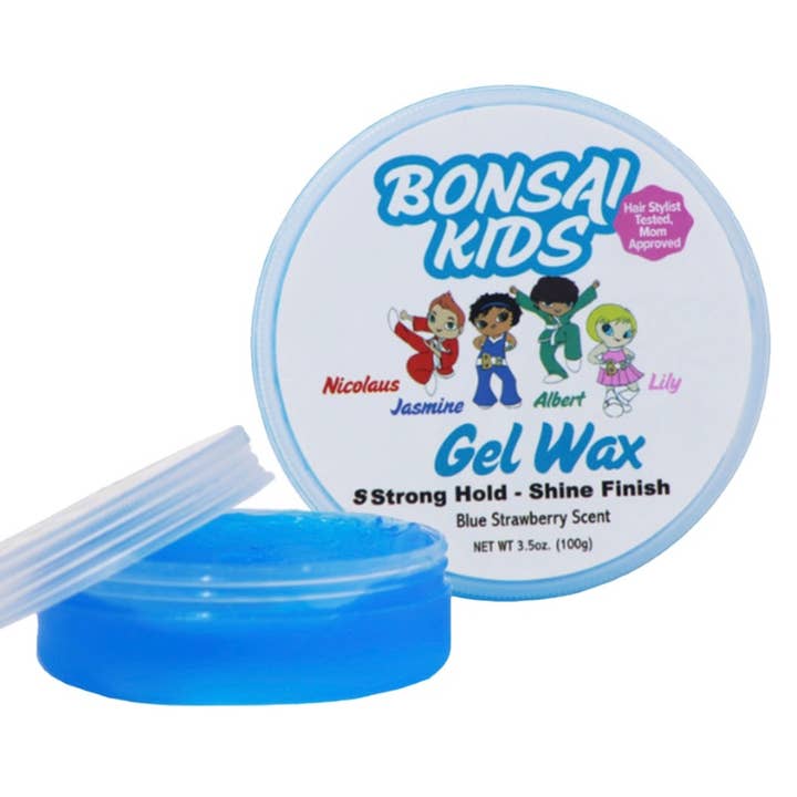 Kids & Toddlers Gel Wax 3.5 oz For Fast and Easy Styling - A for wholesale by Bonsai Kids Hair Products