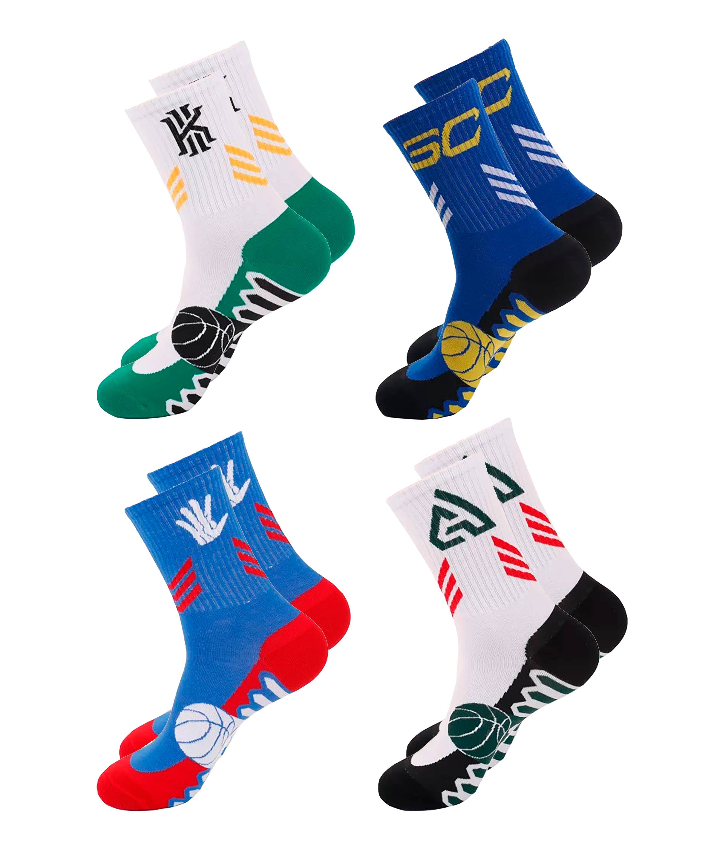 Ivedin - Wholesale Socks - Unisex - Pack of Technical Sports Socks NBA Kids One Size15