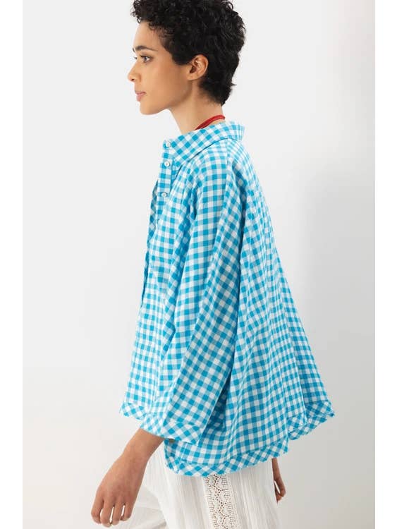 Lanidor - Vente Chemise – femme - Chemise à carreaux surdimensionnée (416597-189)