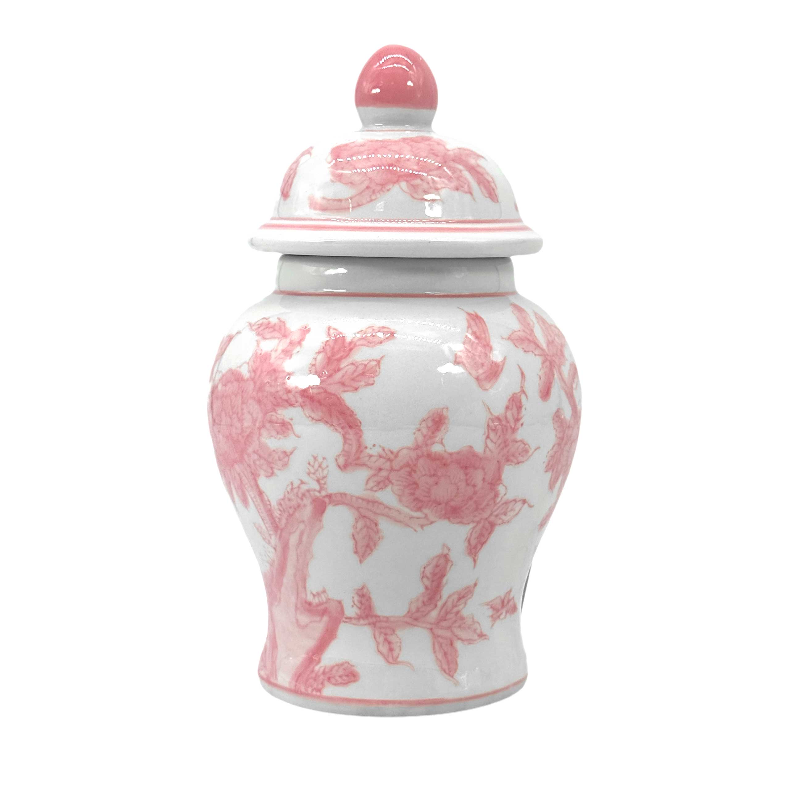Galt International Company – wholesale Decorative jar – Small Chinoiserie Ceramic Decorative Tea & Ginger Jar 8"36
