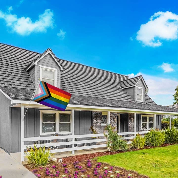 Flags Importer - Wholesale Flag - Progress Pride Flag 3x5ft Poly2