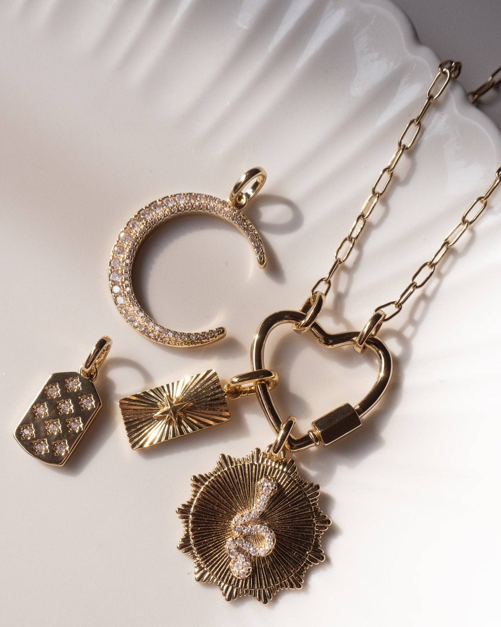 five and two - Venta al por mayor Collares de cadenas y eslabones - Colgante de encanto Frankie30