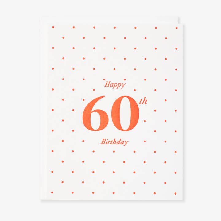 Happy 60th Birthday Karte für den Großhandel von Kindly,