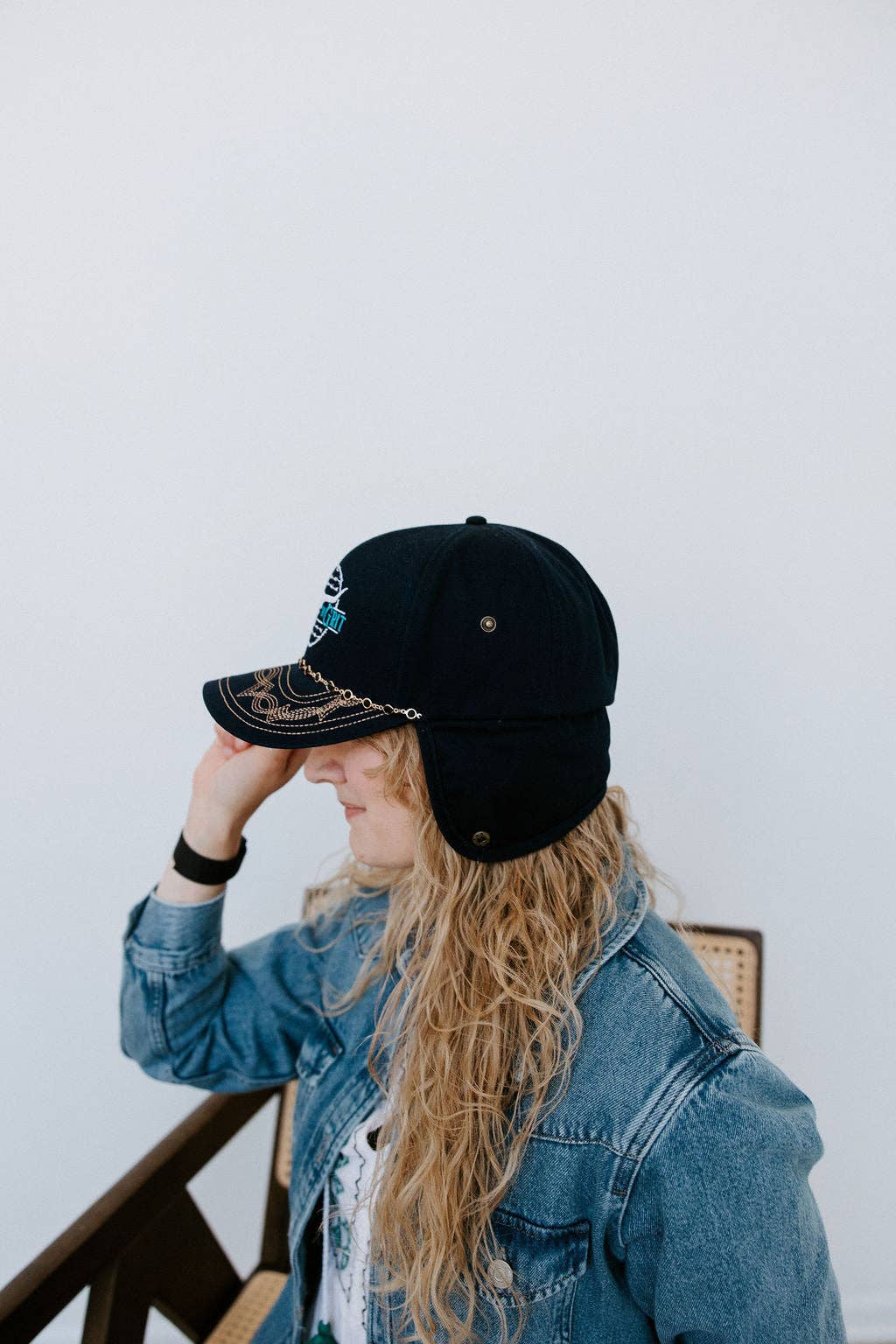 Grace 'n Grit - Wholesale Trapper/Bomber Hat - Women's - Midnight Navy Earflap Trapper Hat2