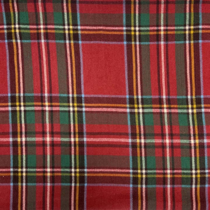 London Scarves - Wholesale Scarf - Women's - Tartan woven scarf with tassels