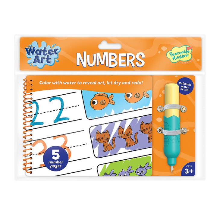 Water Art Book: Numbers for wholesale by MindWare & Peaceable Kingdom