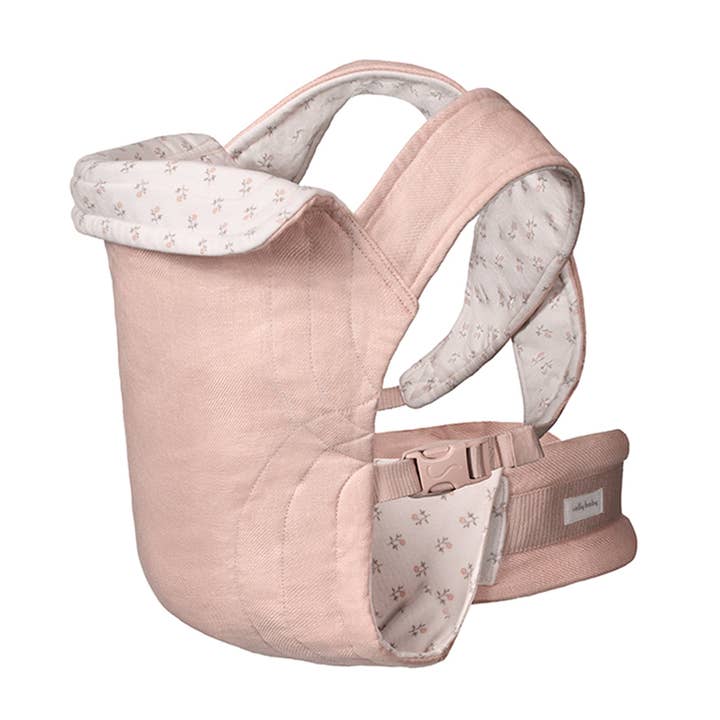 Solly Baby - Wholesale Baby Carrier - Blush Floret Buckle Carrier2