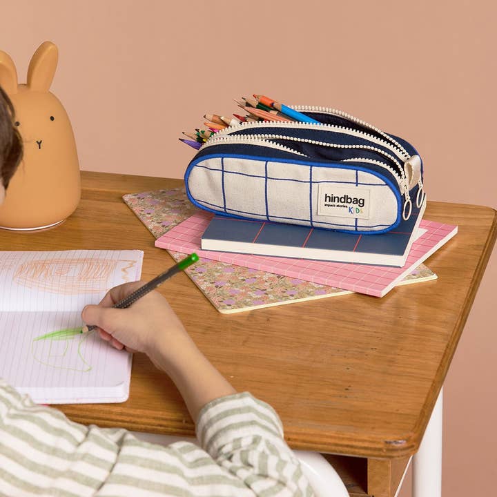 Hindbag - Wholesale Pencil Case/Pouch - Malo Tricolor Checkered Kit0