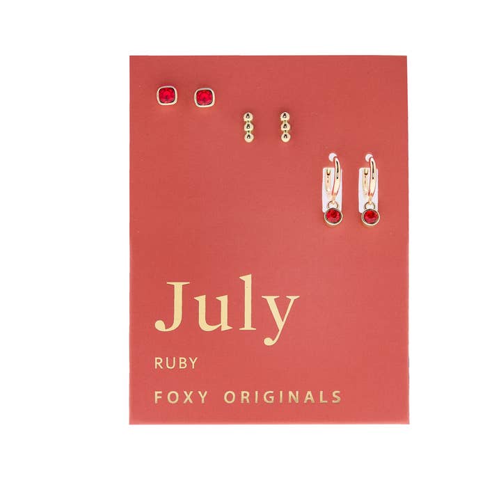 Foxy Originals - Wholesale Dangle Earrings - July Birthstone Earrings