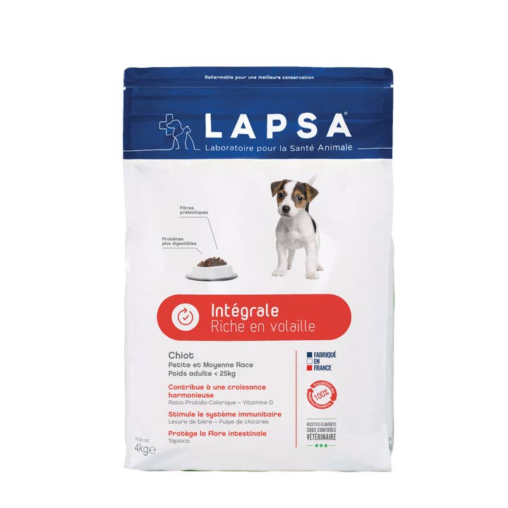 LAPSA - Wholesale Pet Food - Dog - DRY PUPPY KIBBLE SMALL & MEDIUM INTEGRAL BREEDS 2KG