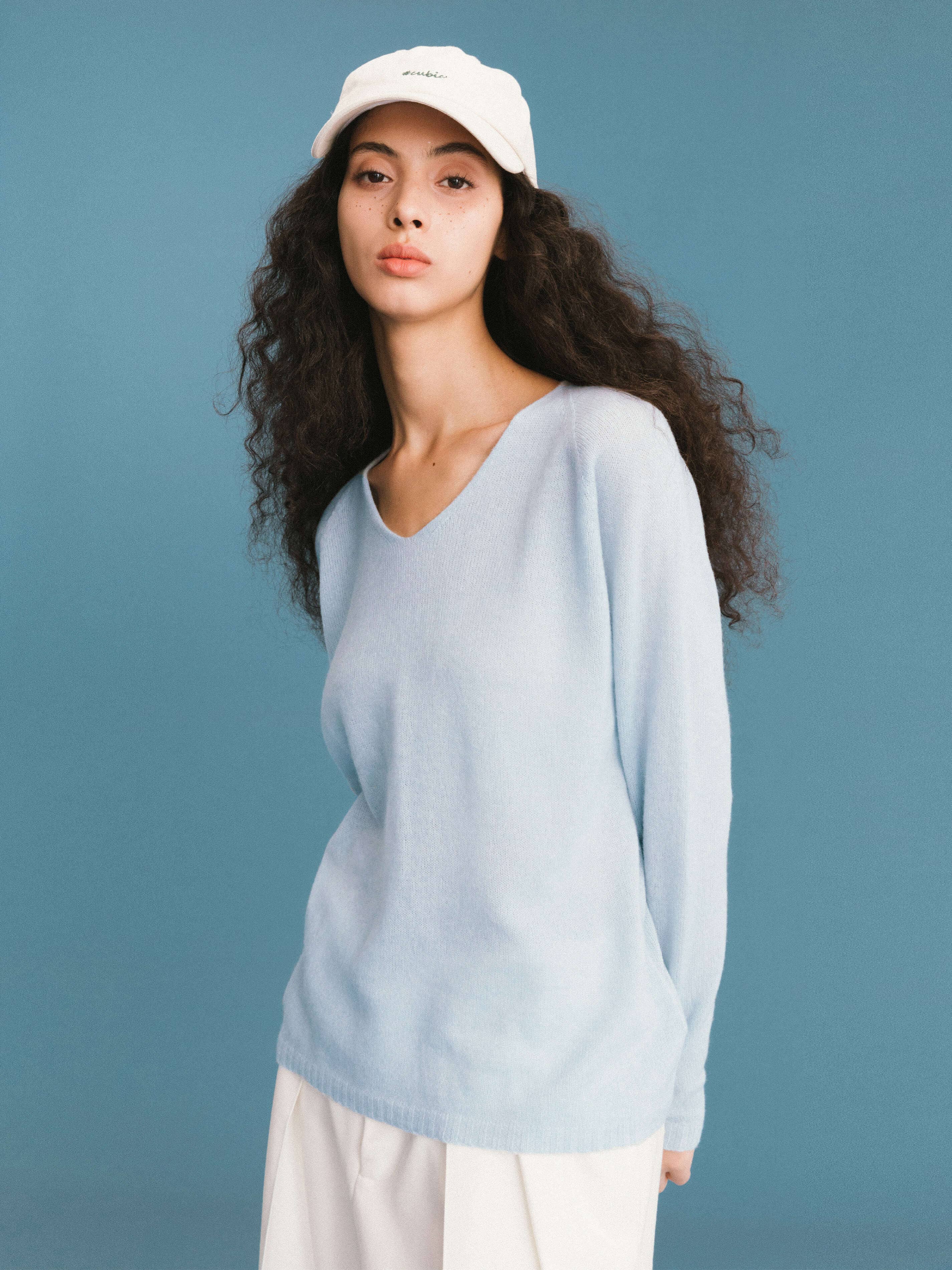 CUBIC - Wholesale Knit Sweater - Women's - ONE BY CUBIC Boxy 100% Sheep Wool Knitwear Jumper14